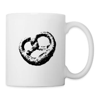 Brezel - Tasse - Weiß - Rechts