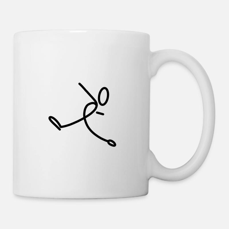 stick figure - Mug - white