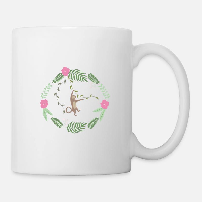 Mikey Affe - Tasse - Weiß