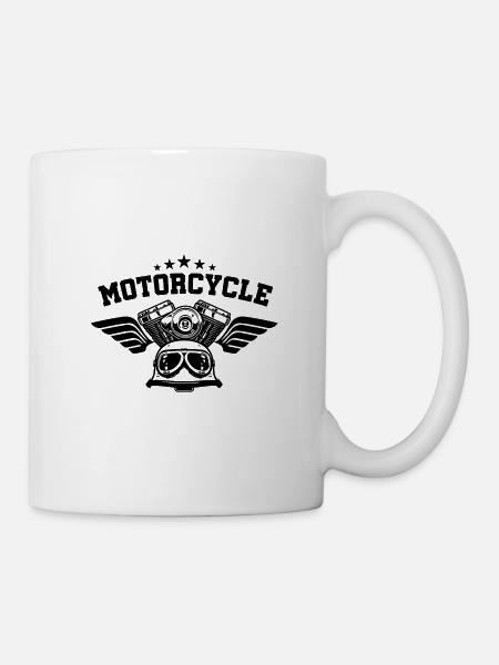 Motorcycle Star - Mug - white