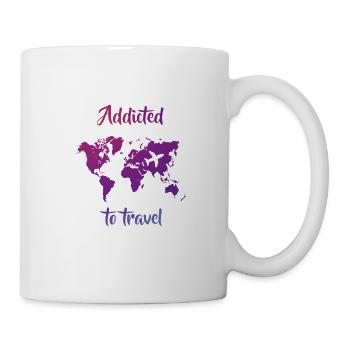Addicted to travel - addicted to travel - Mug - white - Right