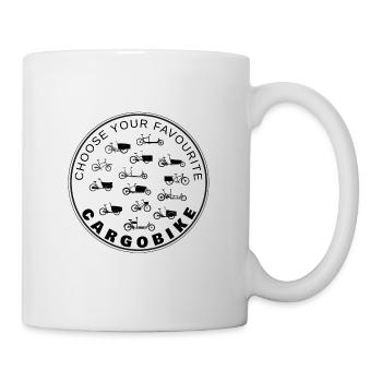 Choose Cargobike - Mug blanc - blanc - Droite