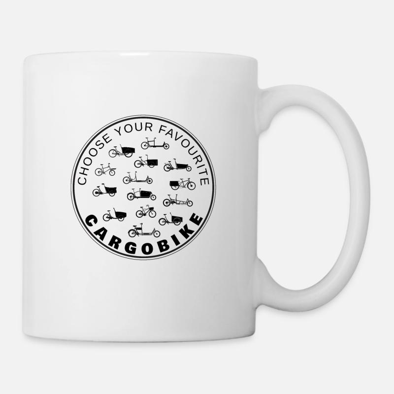 Choose Cargobike - Tasse - Weiß