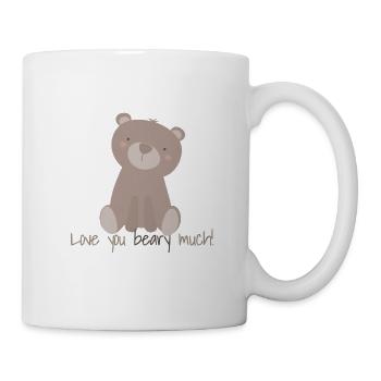 Love you beary much Bear sweet love - Mug - white - Right