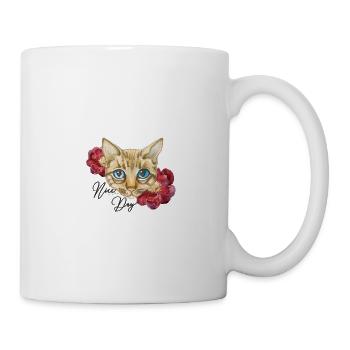 Cats Cat love of animals - Mug - white - Right