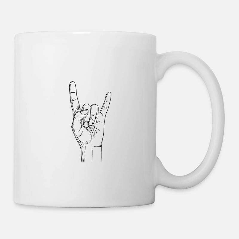 Rock and roll - Mug blanc - blanc