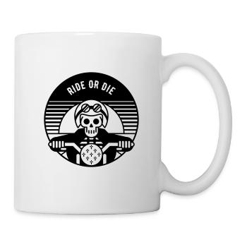 RIDE OR DIE - Mug - white - Right