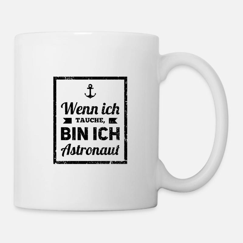 Plongée - Mug blanc - blanc