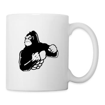 gorilla - Tasse - Weiß - Rechts