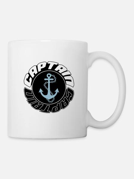 anker captain 002 - Tasse - Weiß
