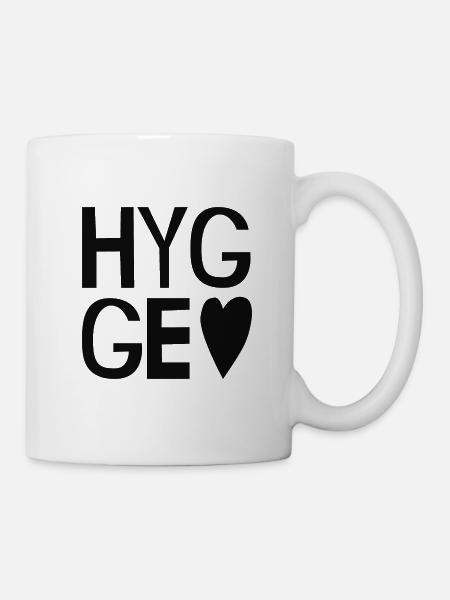 Hygge Love - Tasse - Weiß