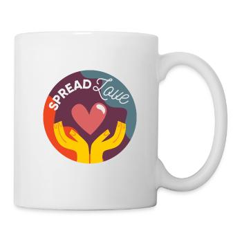 Spread Love | Love hippie - Mug - white - Right