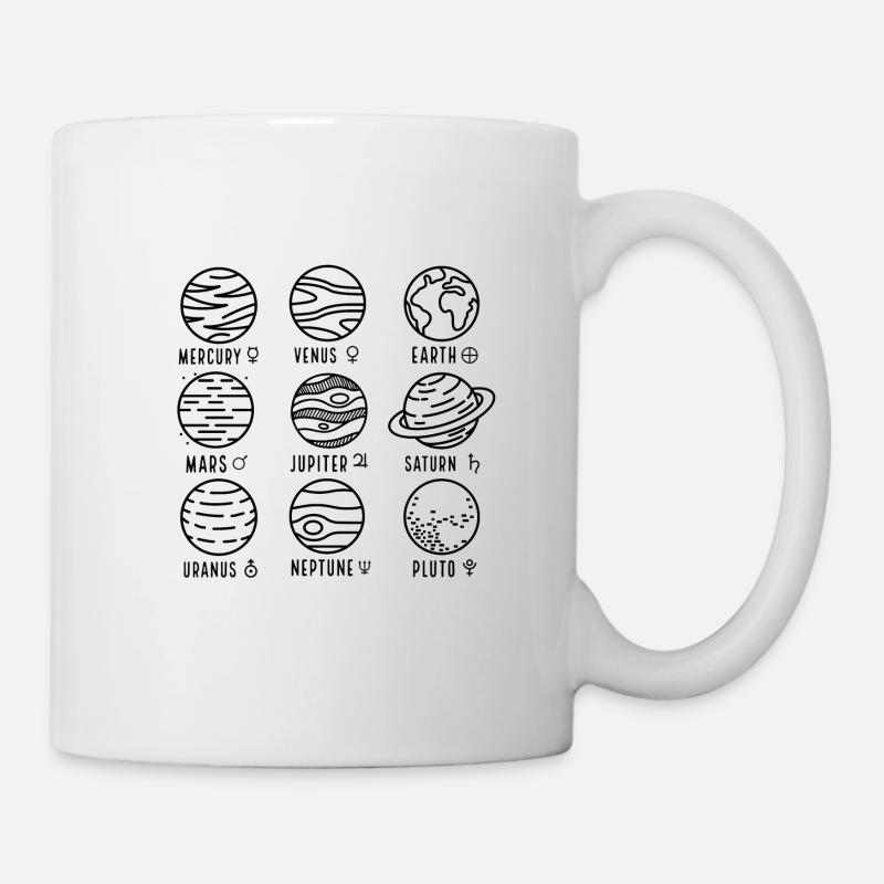 Planets | Sun System - Tasse - Weiß
