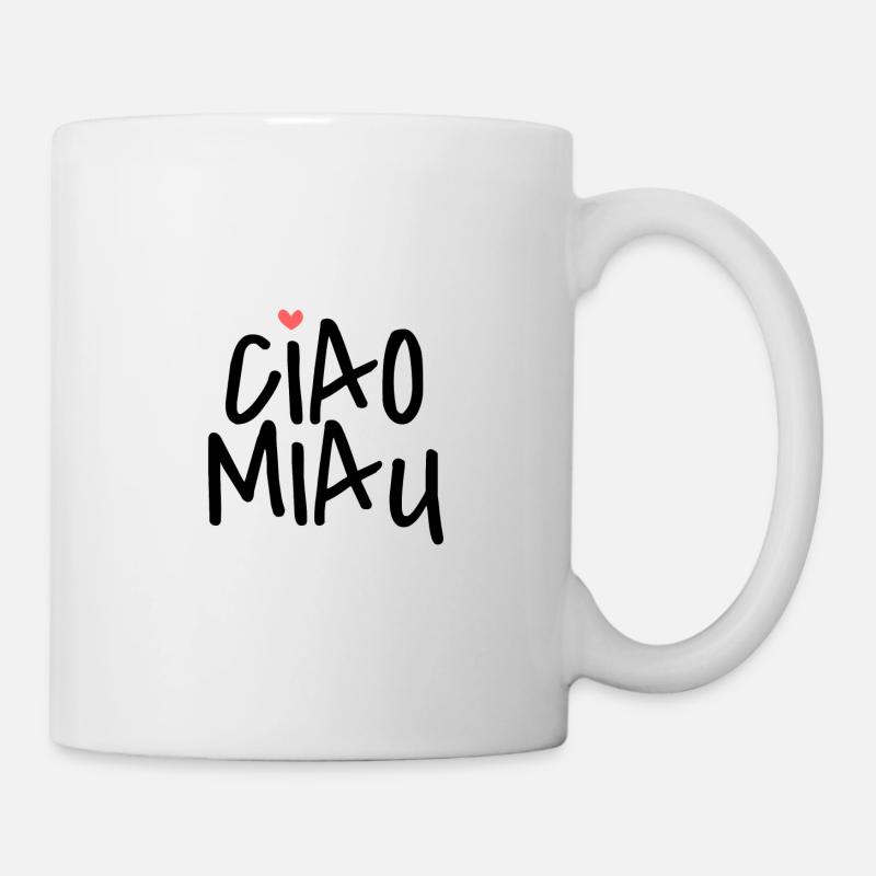 Ciao Miau <3 Black - Tasse - Weiß