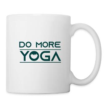 Do more yoga! - Mug - white - Right