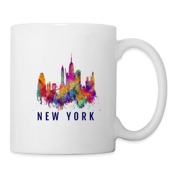 New Yok City Skyline NYC - Tasse - Weiß - Rechts