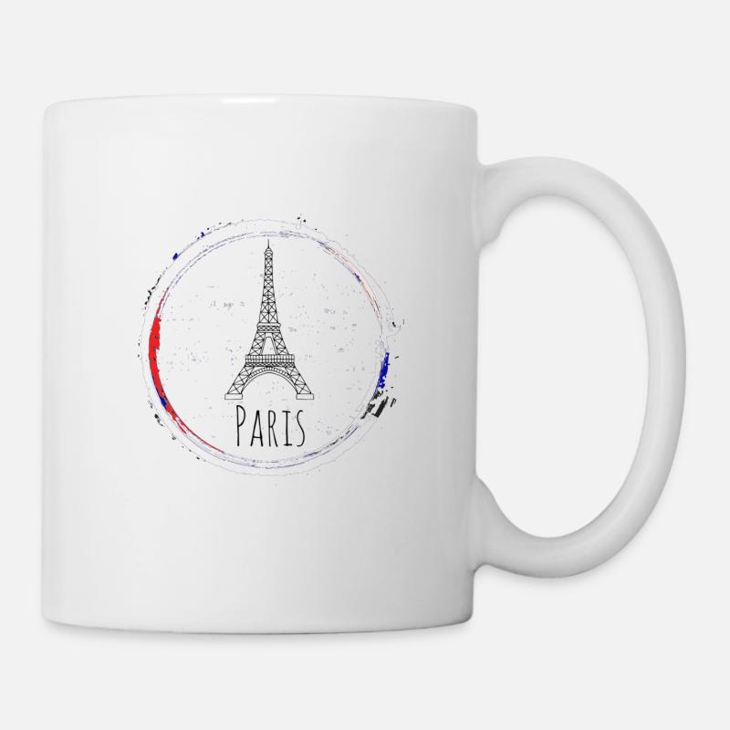 Eiffel Tower in Paris2 - Mug - white