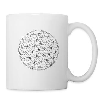 Mandala Lebensbaum - Tasse - Weiß - Rechts