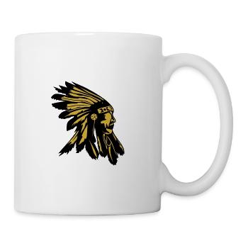 Native American head Native American - Mug - white - Right
