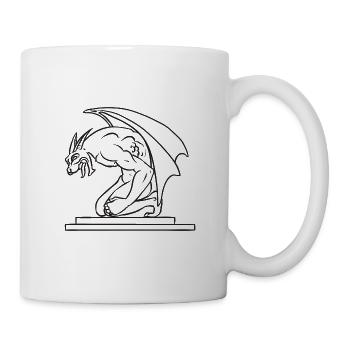 Gargoyles from the side - Mug - white - Right