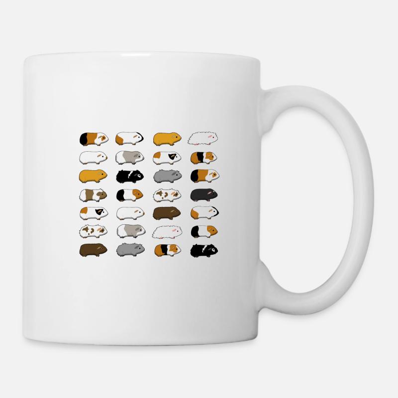 Cochons d'Inde d'affilée - Mug blanc - blanc