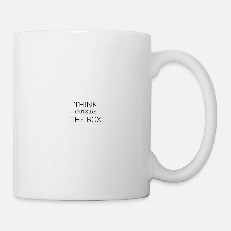 Think Outside The Box - Tasse - Weiß