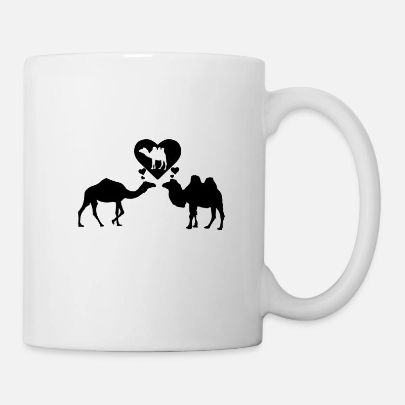 Dromadaire aime le chameau - Mug blanc - blanc