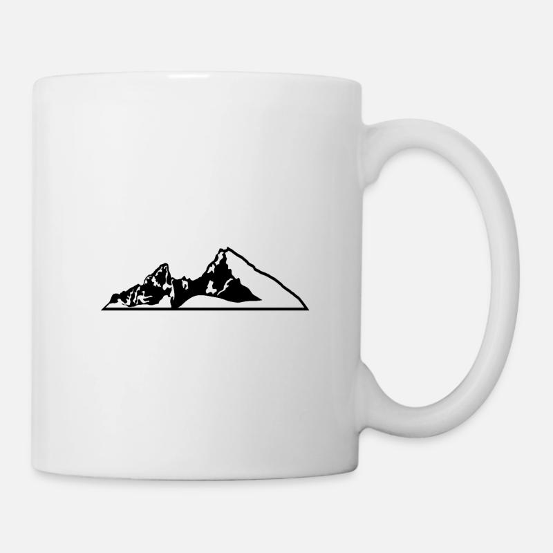 Mountains Alps Mountaineering - Mug - white