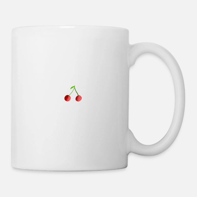 Kirsche - Tasse - Weiß