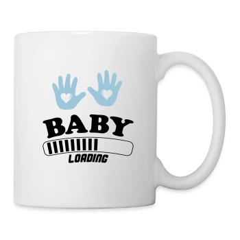 bébé loading - Mug blanc - blanc - Droite