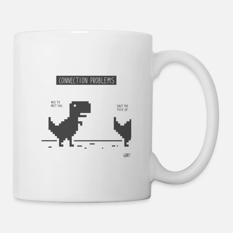 Dino - Chrome - Mug blanc - blanc
