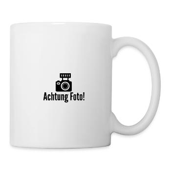 Achtung Foto! - Tasse - Weiß - Rechts