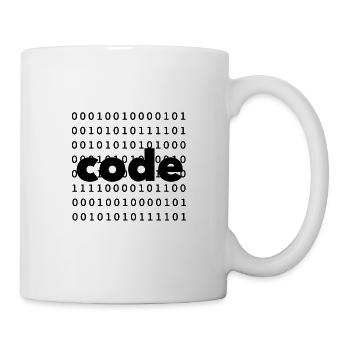 code - Tasse - Weiß - Rechts