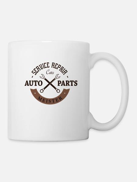 Meister Kfz - Tasse - Weiß