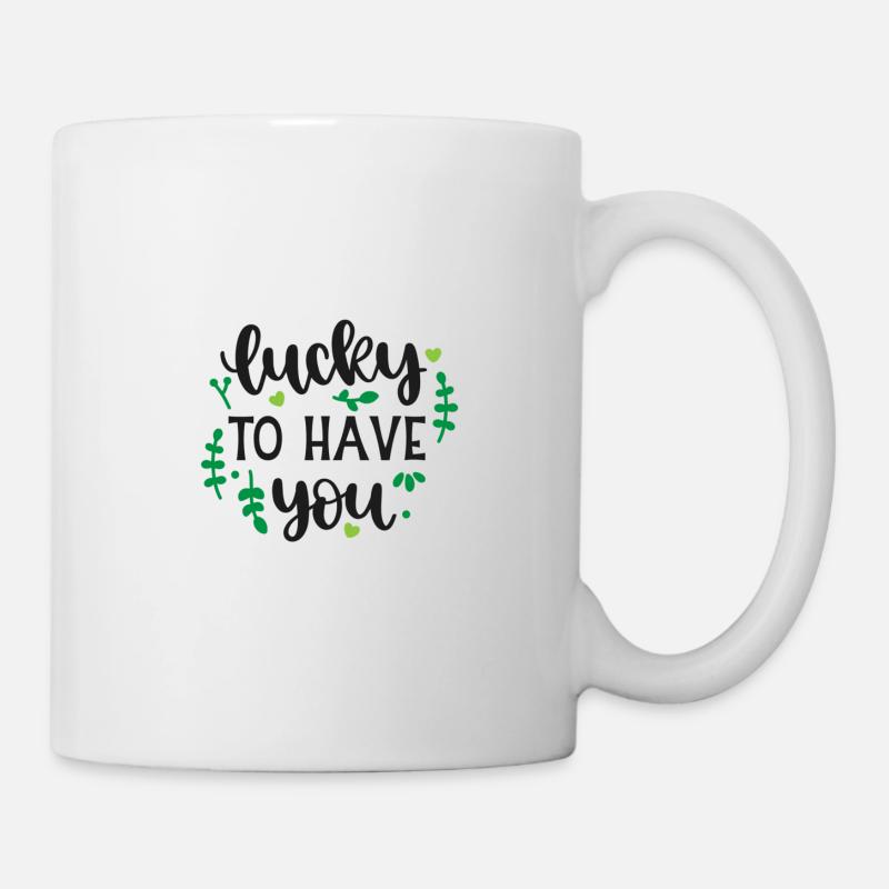 Heureusement de vous avoir un fichier de coupe SVG - Mug blanc - blanc