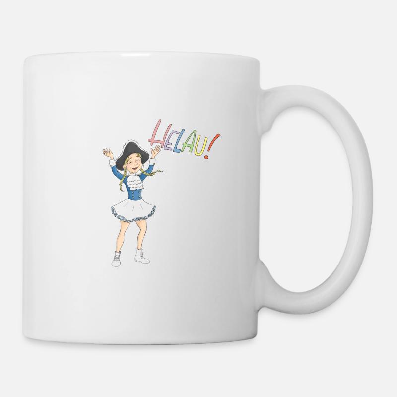 Funkenmariechen Helau - Tasse - Weiß