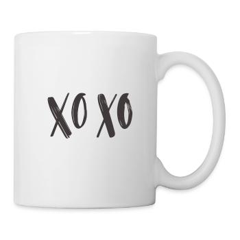 Conception XOXO - Mug blanc - blanc - Droite
