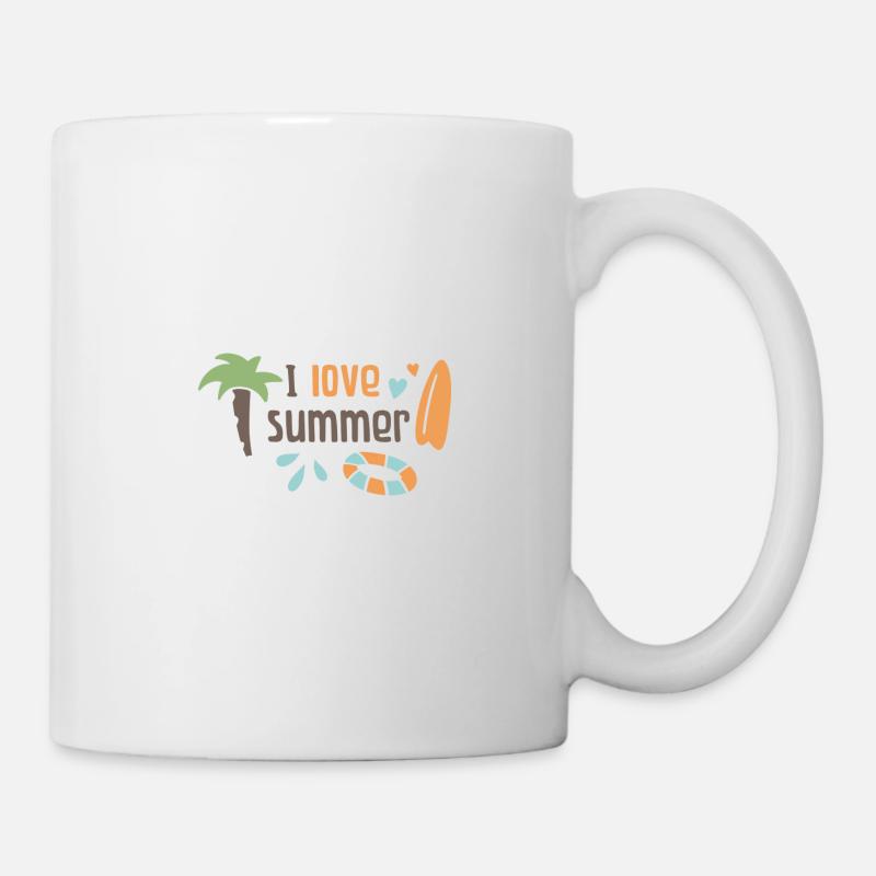 I love summer - Tasse - Weiß