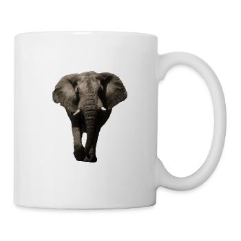 Elephant Safari Wild Animals Pachyderm Gift Idea - Mug blanc - blanc - Droite