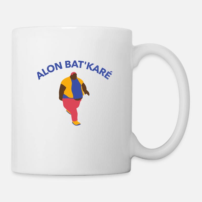 Alon bat'Karé - Drôle humour créole 974 - Mug blanc - blanc