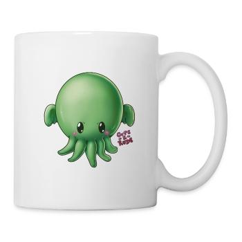 Cthulhu - mignon et grossier - Mug blanc - blanc - Droite