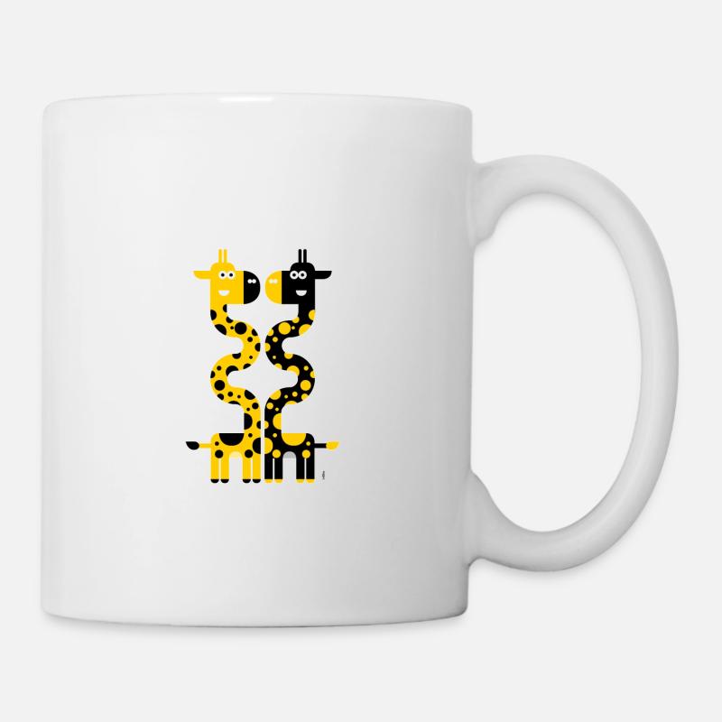 Wickelgiraffen - Tasse - Weiß