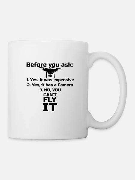 Drone - Tasse - Weiß