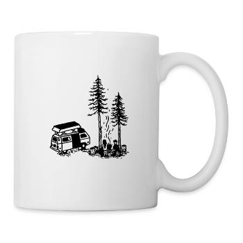 Voyage aventure voyage liberté - Mug blanc - blanc - Droite