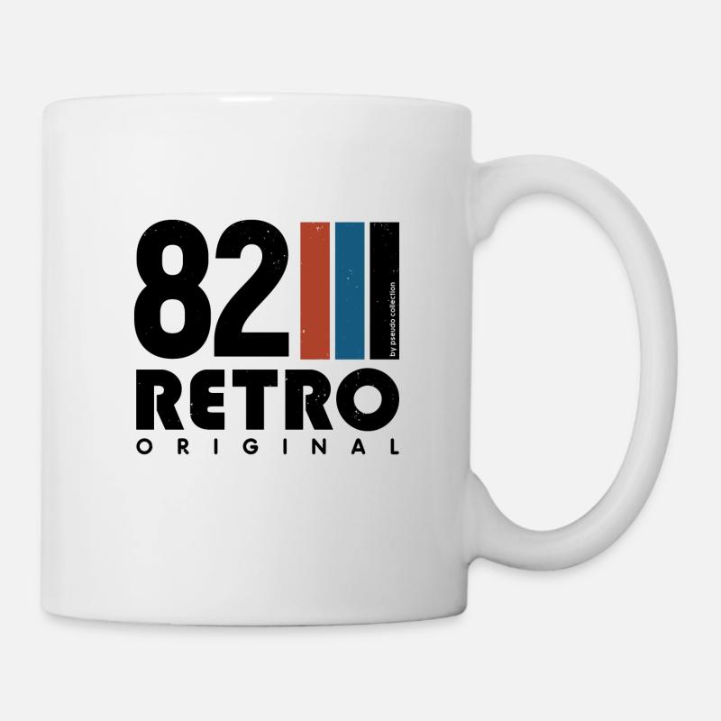 Rétro 82 pseudo - Mug blanc - blanc
