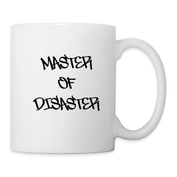 master of disaster - Tasse - Weiß - Rechts