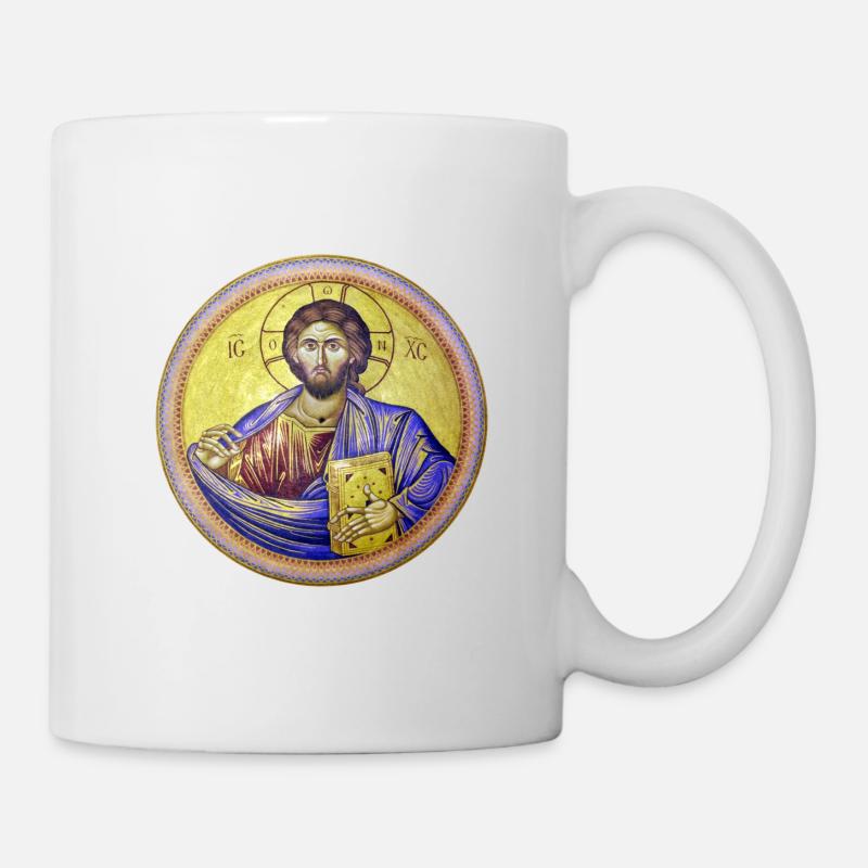 Christian orthodox icon icon - Mug - white