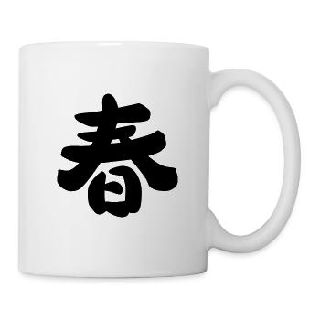 Frühling - Tasse - Weiß - Rechts