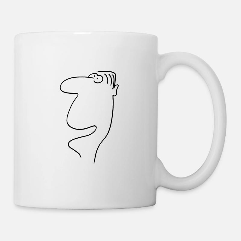 Head Rene 139 - pure head thing - black - Mug - white