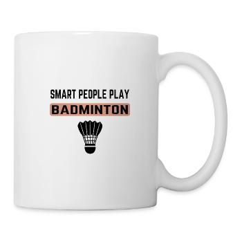Badminton - Tasse - Weiß - Rechts